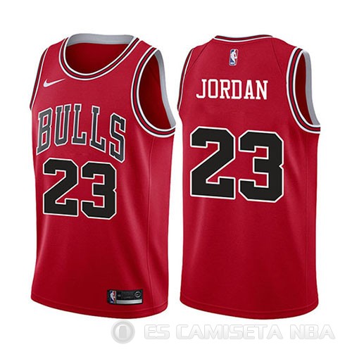 Camiseta Michael Jordan #23 Chicago Bulls Nino 2017-18 Rojo - Haga un click en la imagen para cerrar